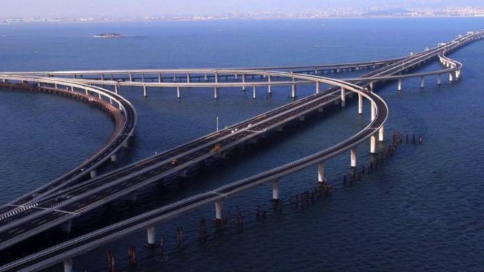 mega construção Danyang - Kunshan Grand Bridge