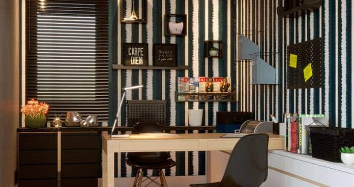 Dicas para utilizar uma decoração geométrica em seu Home Office