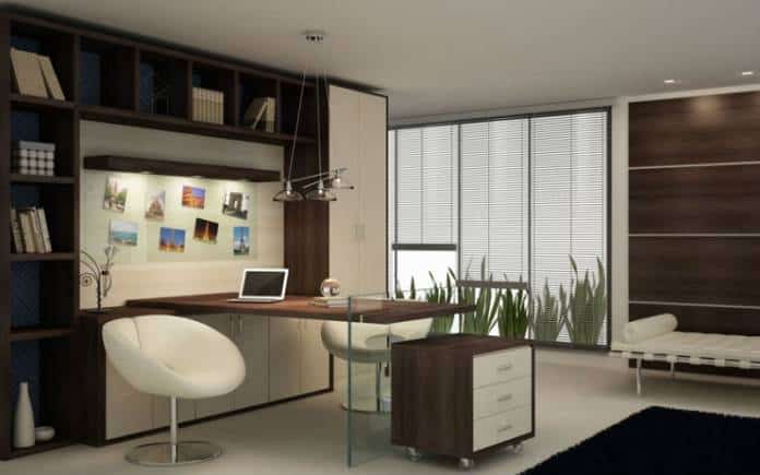 Home office com todo luxo