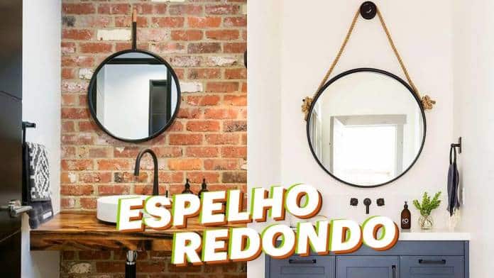 4 maneiras de utilizar espelho redondo na decoração