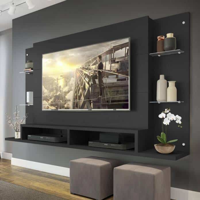 TV na Parede:  Dicas e Fotos Inspiradora para Decorar 