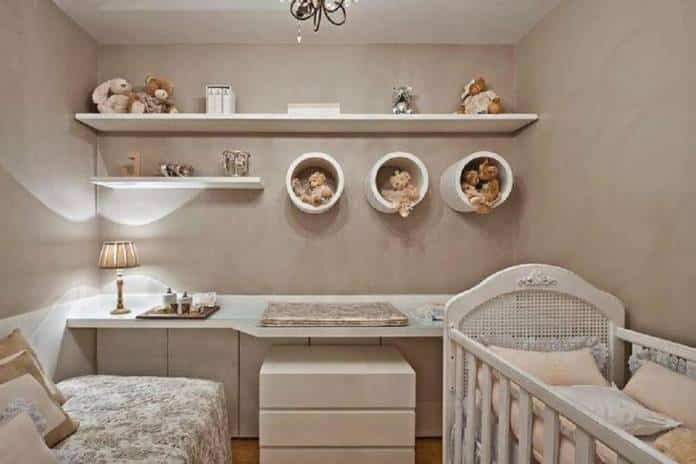 Prateleiras para quarto de bebê: Fotos e modelos para você se inspirar 