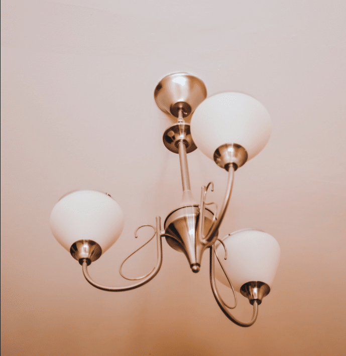 lustre branco simples