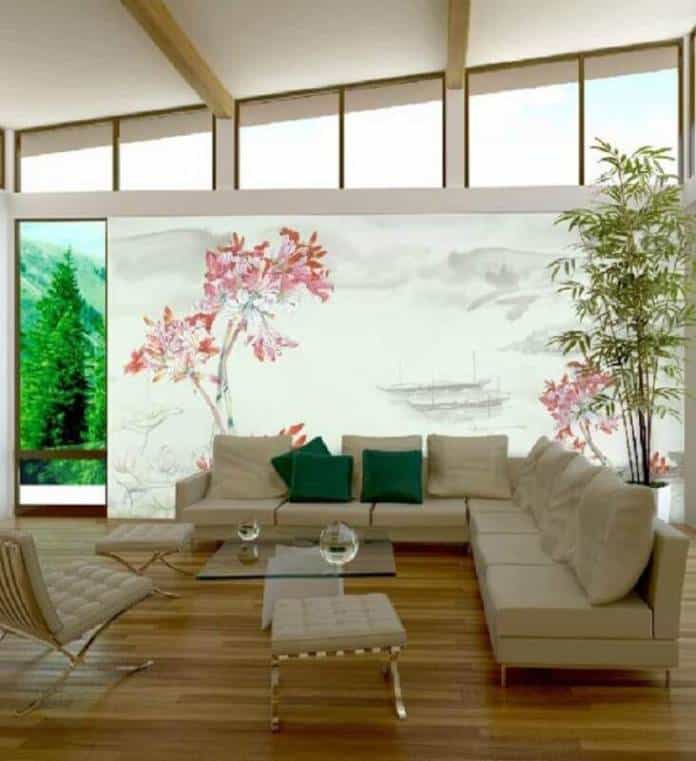 Decoracao asitatica para sala de estar ampla em cores claras com bastante iluminacao natural Foto Architecture Art Design e1619139784907
