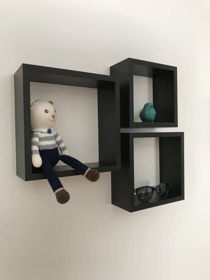 trio de nichos quadrado mdf preto alto acabamento nicho preto e1617647862269