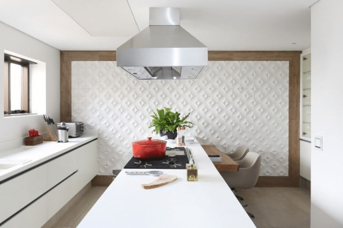 Revestimento 3D para Cozinha: Como Escolher, Ideias para sua Decoração