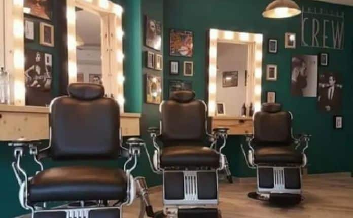 Cadeira para barbearia retrô