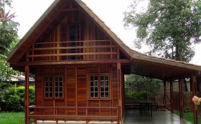 cabana de madeira rústica