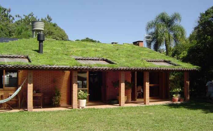 telhado verde