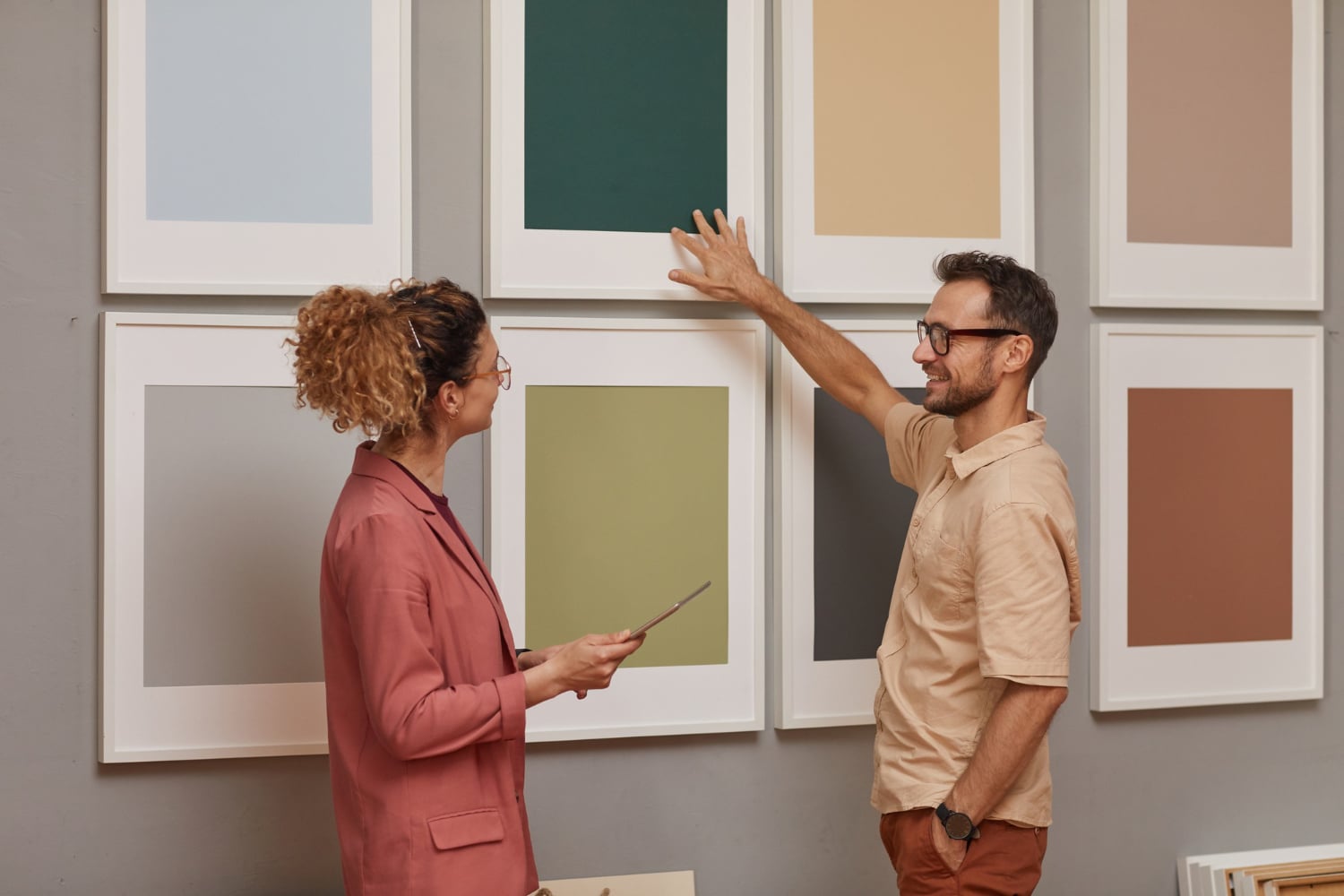 quadros na decoração de casa