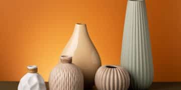Decoração monocromática laranja