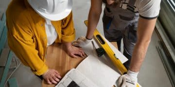 profissionais trabalhando em reformas residenciais.