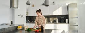 Cozinha com ilha central