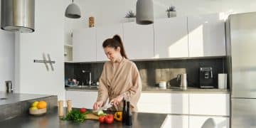 Cozinha com ilha central