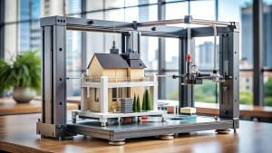 Impressão 3D de estruturas residenciais