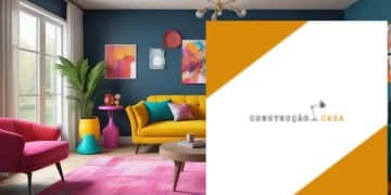 Uso de cores vibrantes na decoração interna: transforme seu espaço