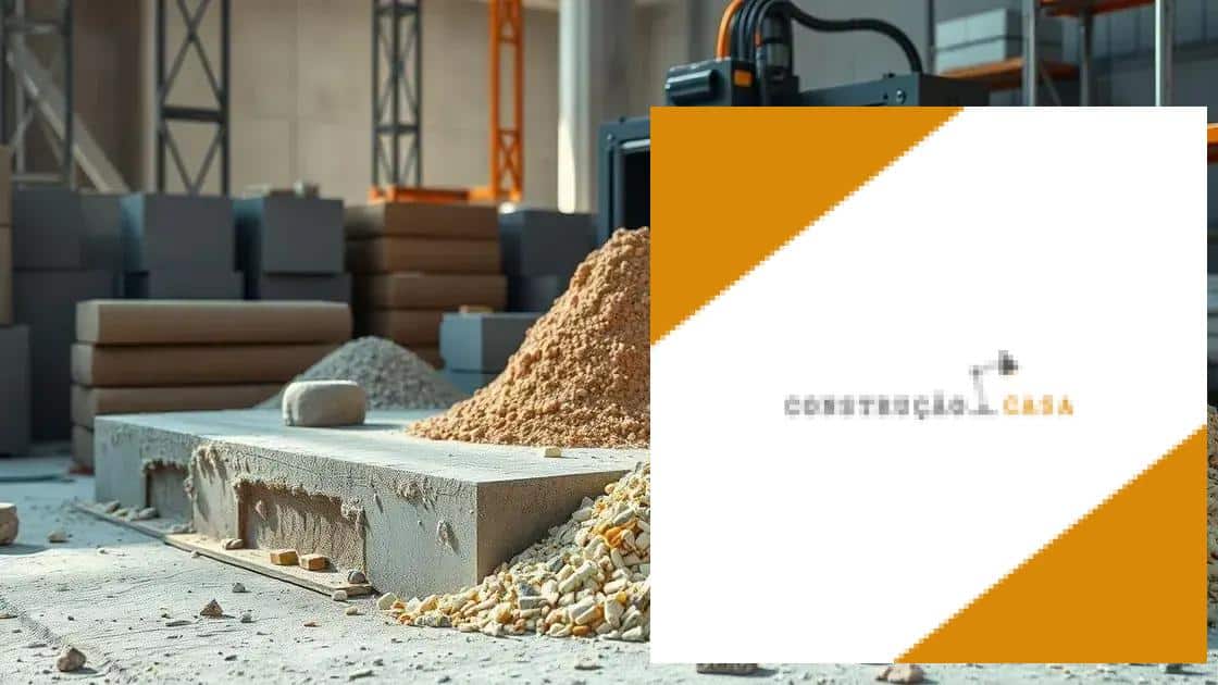 Materiais usados na impressão 3D de casas