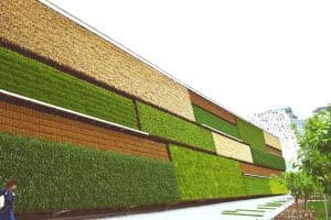Jardins verticais sustentáveis