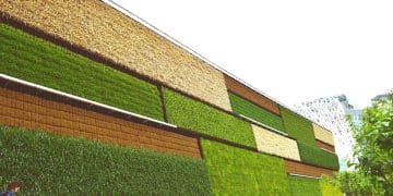 Jardins verticais sustentáveis