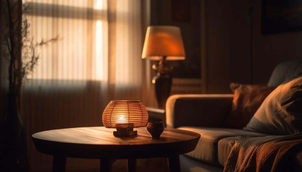 Iluminação aconchegante