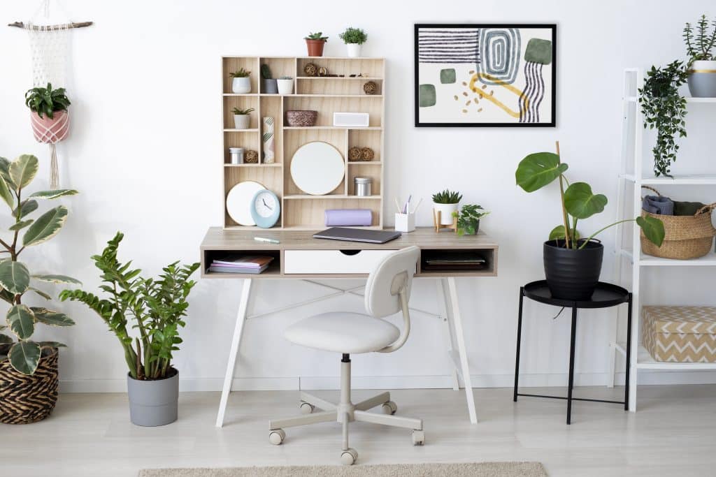 Decoração flexível para home office