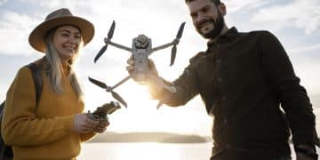 Uso de drones para monitoramento de obras em tempo real